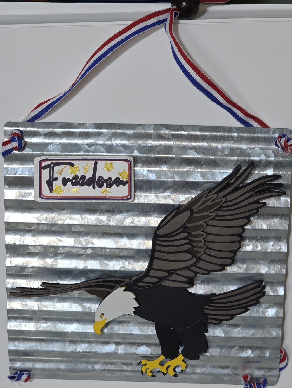 3D Layered BALD EAGLE Wall Plaque (Includes 50% Donation)